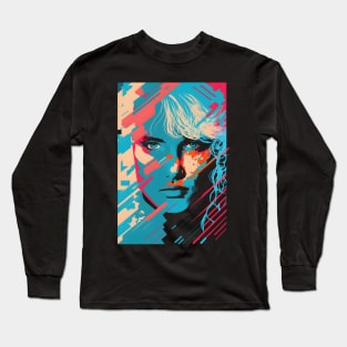 Blade Runner - Daryl Hannah - Cyberpunk Aesthetic Long Sleeve T-Shirt